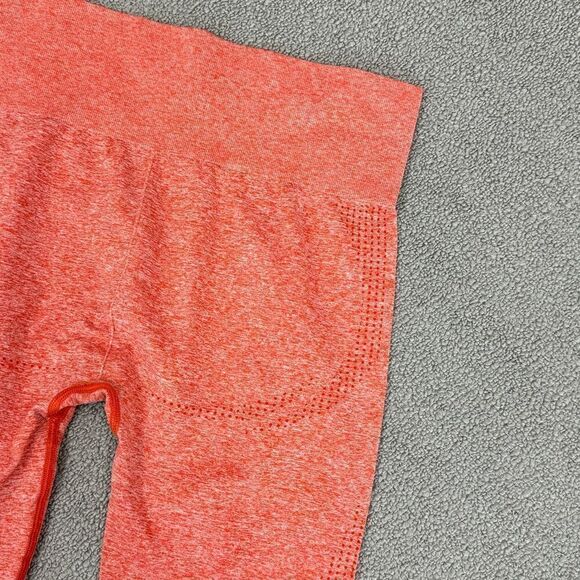 GymShark Vital 2.0 Seamless Leggings Chili Red Marled Medium - Picture 5 of 13